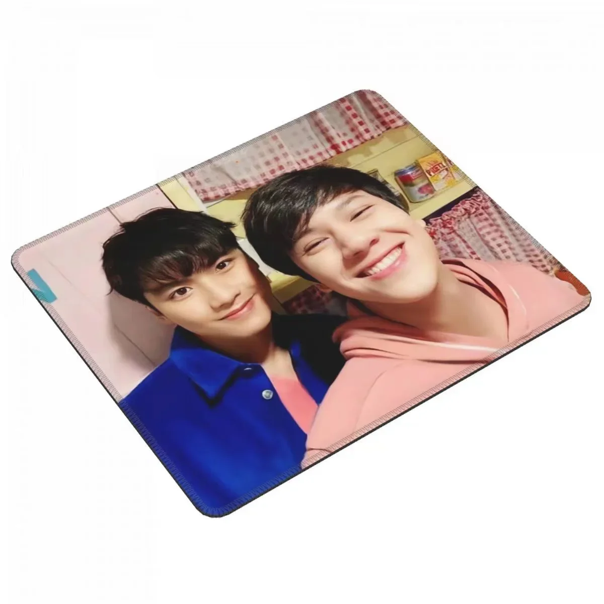 

Ohmnanon Magazine Cover HD Poster Computer Rubber Mouse Pad Thai TV Bad Buddy The Series Drama Stills Photo Desk Mat Mug Blotter