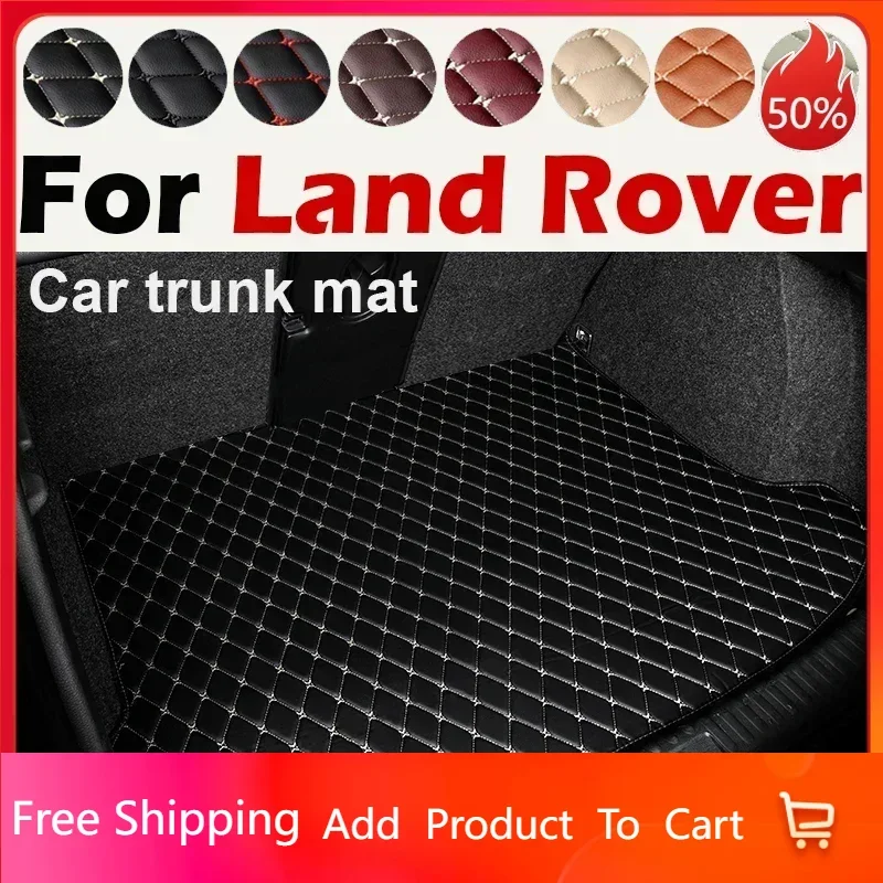 Car Trunk Mat For Land Rover Discovery 5 Seven Seats 2017 2018 2019 Cargo Liner Carpet Interior Accessories Cover 249