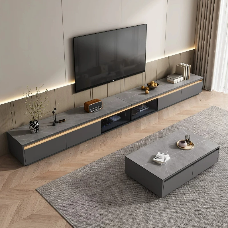 Modern Console Monitor Stand Media Under Universal Sideboards Tv Cabinets Crystal Drawers Muebles Para Salas Room Furniture