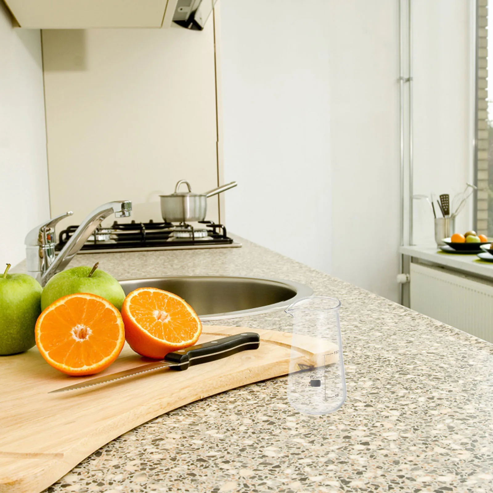 

Glass Milk Frothing Pitcher Small Capacity Measuring Cup for Espresso Latte Cappuccino Stylish Design Easy to Clean