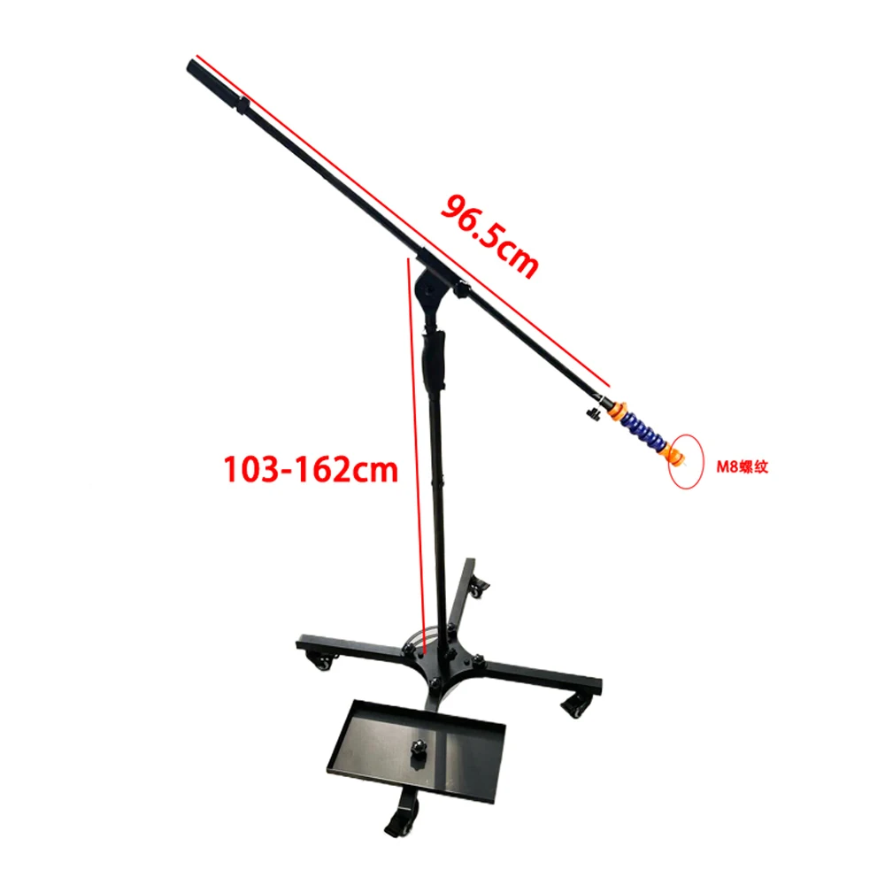 إطار دعم أرضي كبير Pdr مصباح ليد 6 مصابيح LED لأدوات إصلاح دنت السيارة بدون طلاء #4