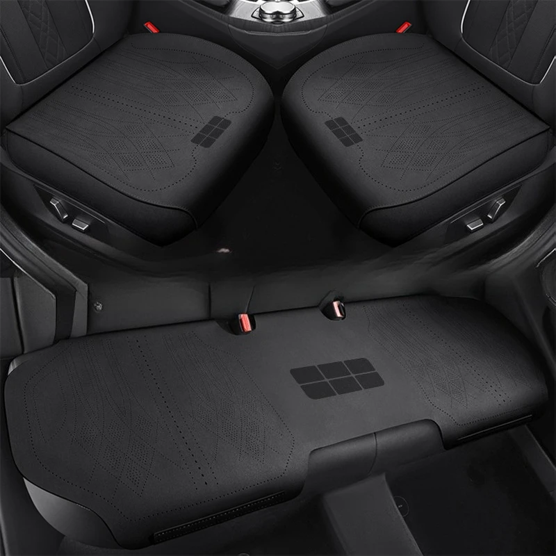 For Geely Starray EM-i EX5 PHEV Suede Leather Full Set Seat Covers Anti-Wear Protector Cushions Interior Styling Mod Accessories