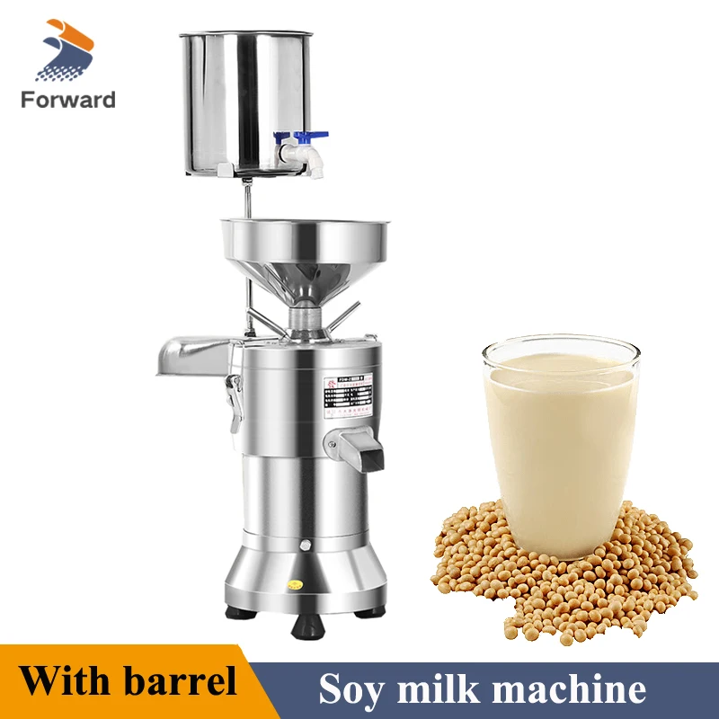 With 1 Barrel Commercial Soy Milk Machine Tofu Making Paste Mill Soya Bean Grinder Juicing Soymilk Extractor