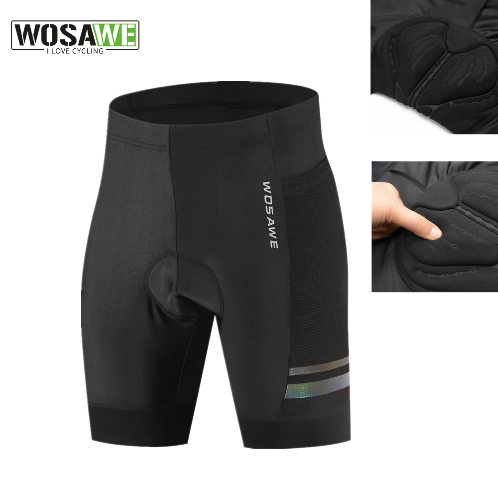 

WOSAWE 5D Padded Cycling Shorts Men Women Shockproof MTB Bicycle Shorts Summer Road Bike Shorts Cycling Tights Ropa Ciclismo