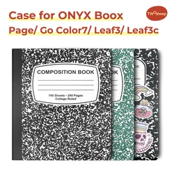 Twosheep Case for Boox Go7 Go Color7 GenII GenI Page Leaf3 Leaf3c 7-inch Magnetic Cover Auto Sleep Composition book style