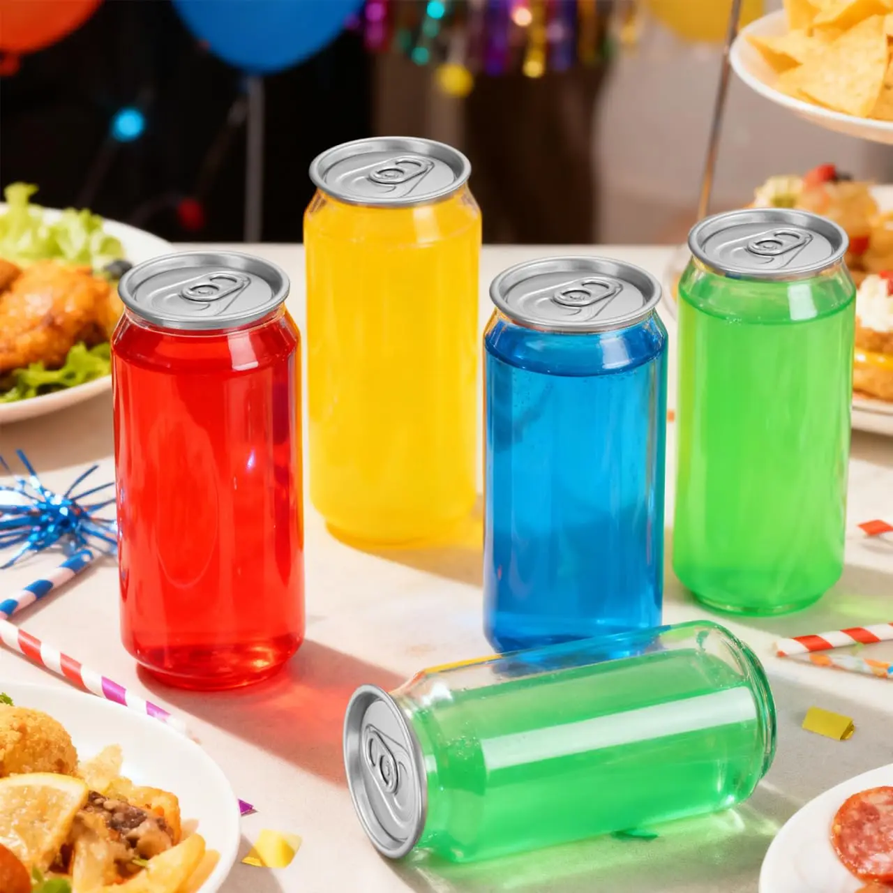 10Pcs Clear Juice Milk Tea Bottles 330ml Aluminum Cap Leakproof Stylish Portable Beverage Containers for Parties Travel Home Use