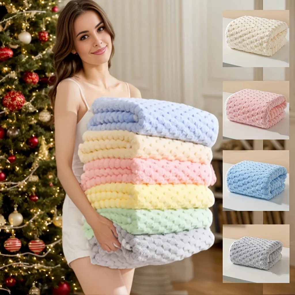 Large Bath Towels, Made of Thick Solid Color Coral Fleece Microfiber, Highly Absorbent, Quick-Drying, Soft, And Comfortable.