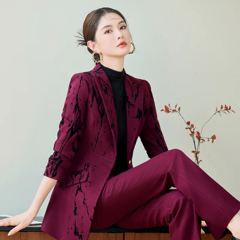 

Женский пиджак абрикосового цвета с элитным ощущением, супер красивый пиджак с принтом и окрашенным принтом, сильная аура, легкая роскошная профессия