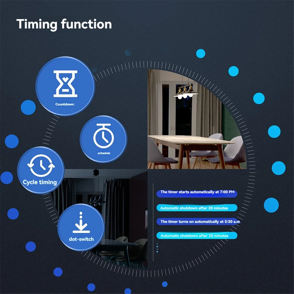 CS-Tuya Mtter Wifi Smart Light Button Switch EU Version Remote Control For Alexa Google Home Homekit Smartthings A