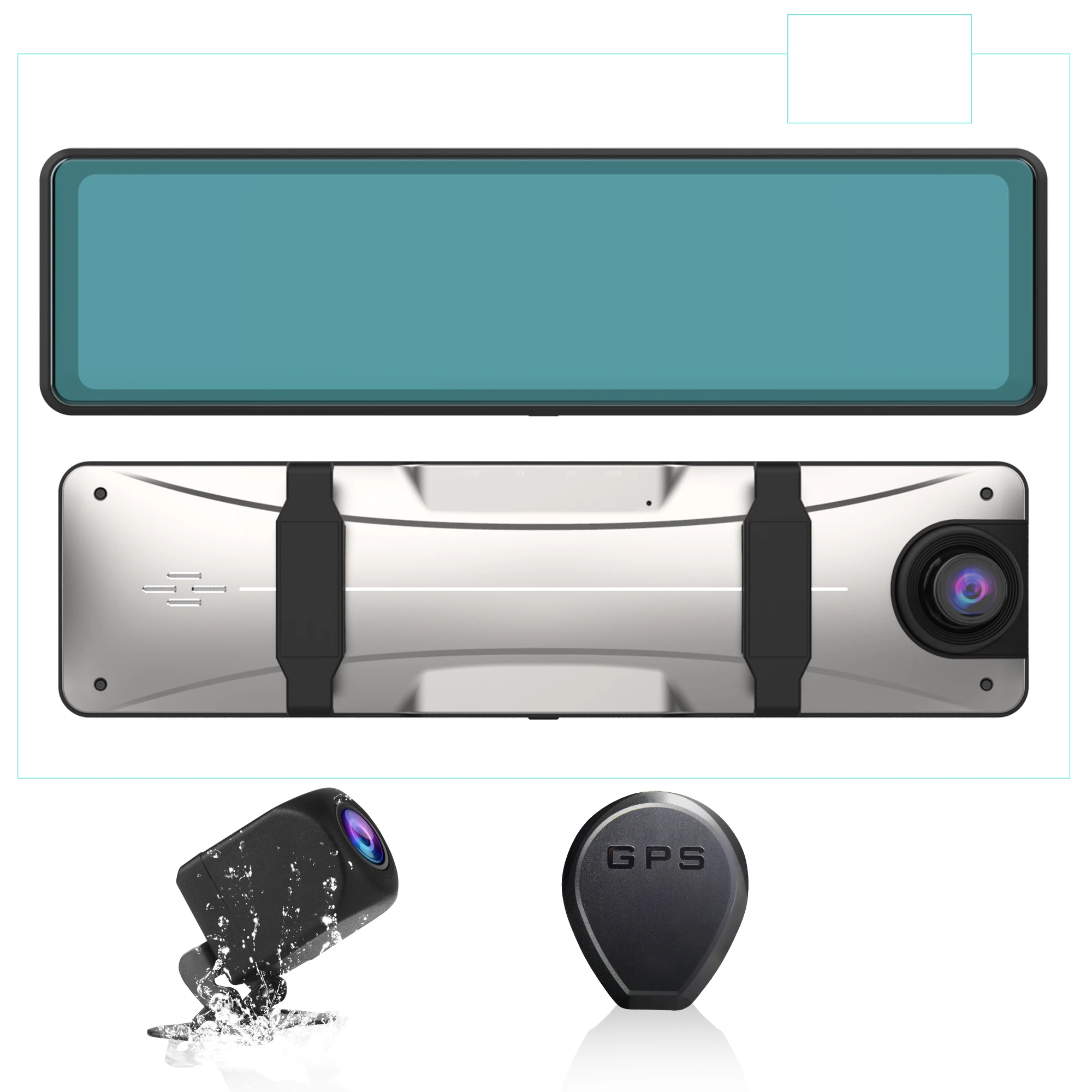 2023 new instrument panel AI voice 4K 2160P rearview mirror FHD 1080P rear camera Global Positioning System 12 inch car