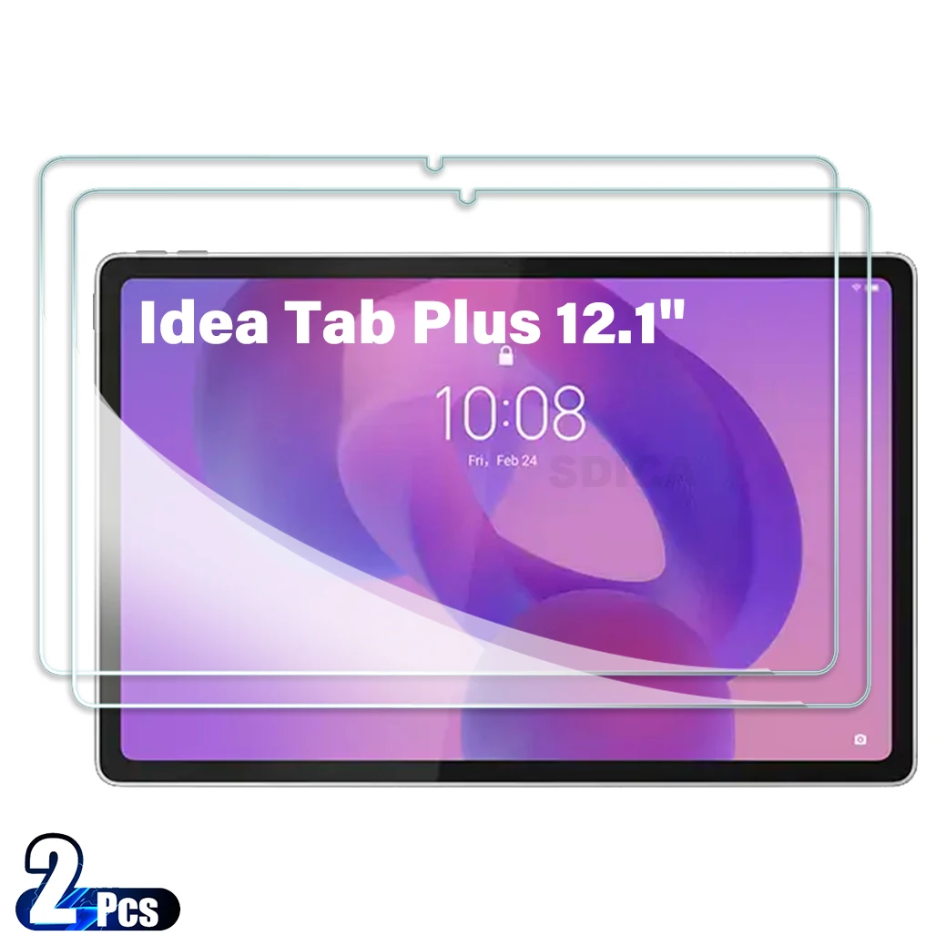 

2PCS For Lenovo Idea Tab Plus Tempered Glass Screen Protector Lenovo Tab K12 12.1 inch Tablet Anti Scratch HD Protective Film