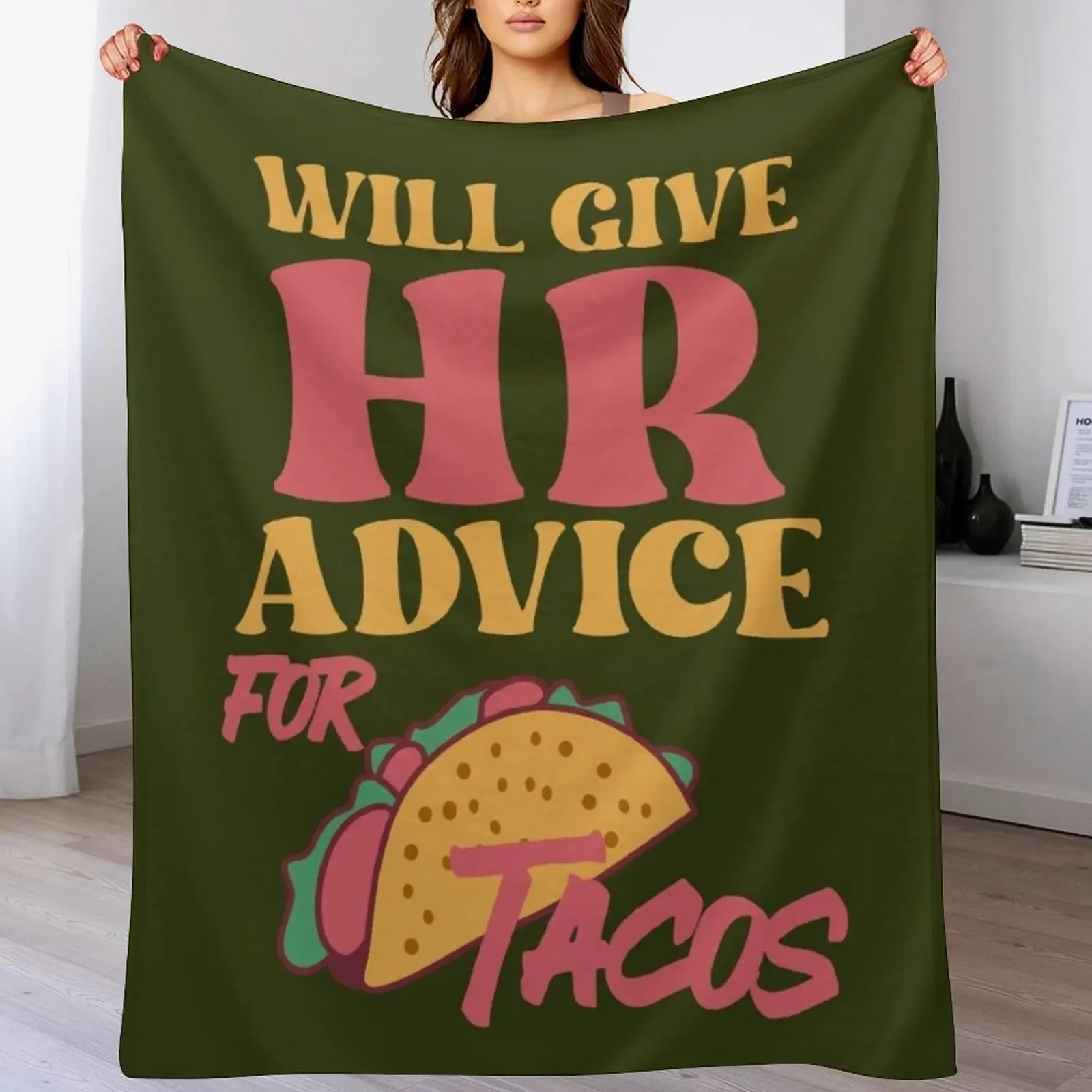

Will give HR advice for Tacos Throw Blanket Thermal Plaid Decorative Throw Soft Beds Blankets