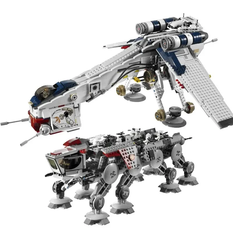 1788 قطعة AT-OT Dropiship Starifighter Space 05053 نموذج لعبة مكعبات البناء متوافقة مع الطوب