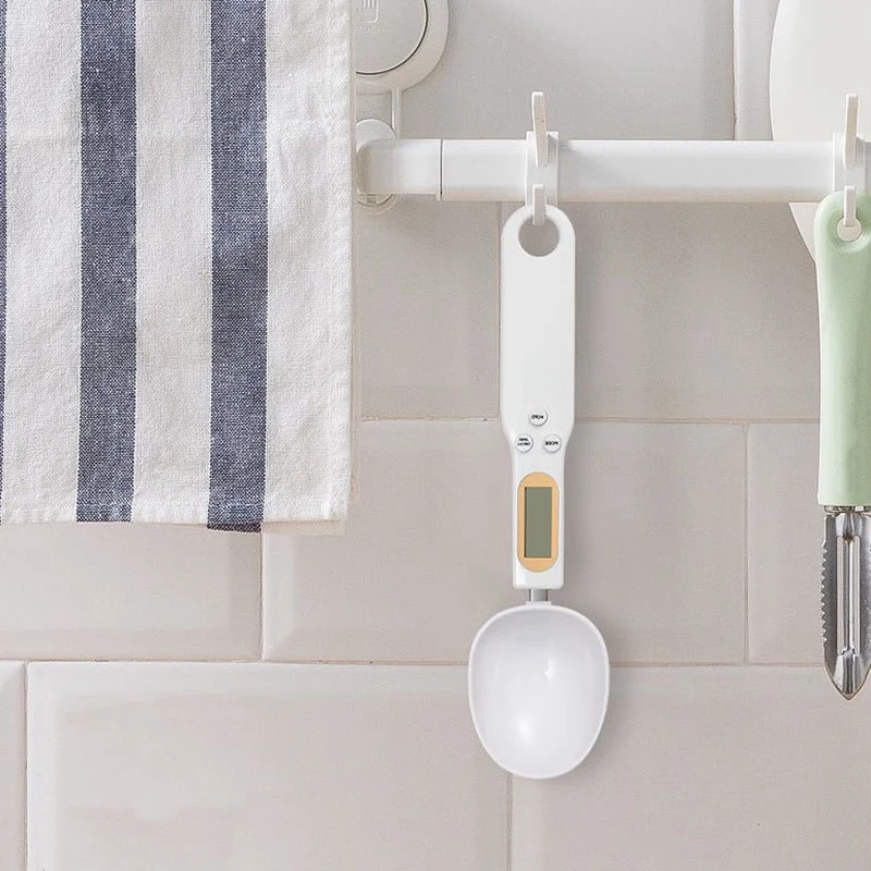 USB Charging Measuring Spoon Gram Scales Electronic Digital Gramera Dimensional Weighing For Powder Flour Kitchen Tool
