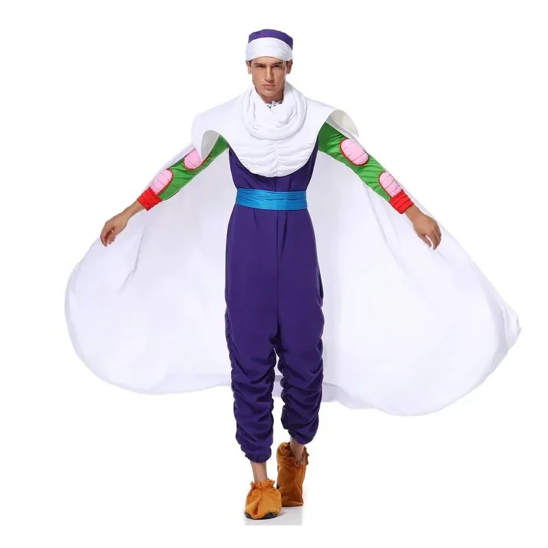 

Anime Adult Suits Son Goku and Piccolo Cosplay Costume Son Anime Superheroes Jumpsuit Role Play Dress Up