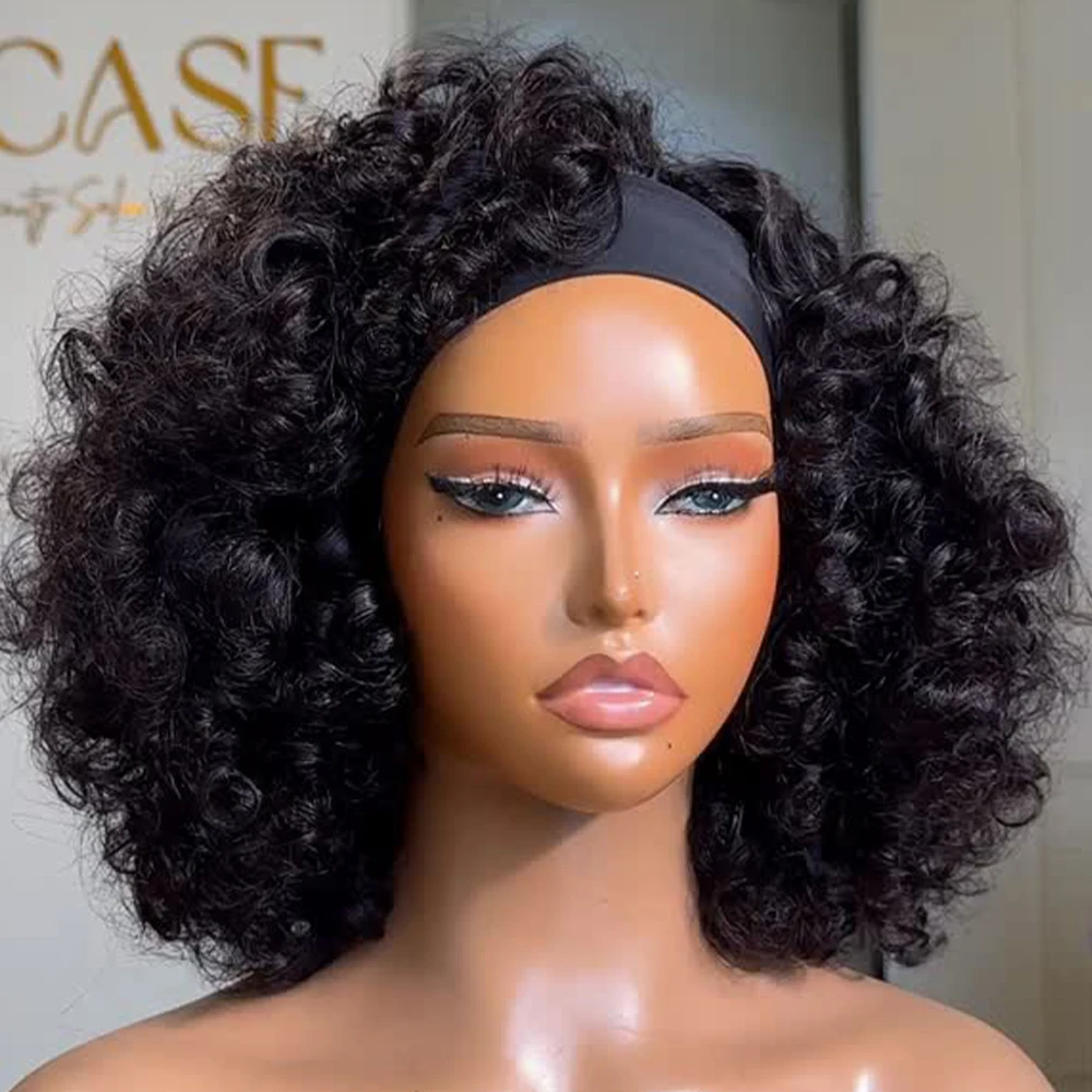 Thumbnail 2 - #68 Popular Human Hair Headband Wigs Choices