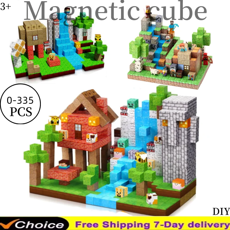 

Magnetic Cube, 3D Puzzle Building Toy For Boys Girls, Strong Magnets & Durable Design Classroom Educational Building Blocks Gift