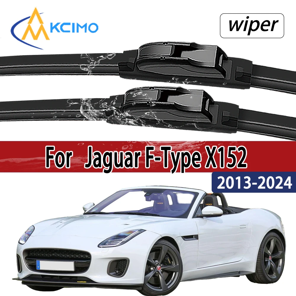 For Jaguar F-Type X152 2013-2024 Front Windshield Wiper Blades 2pcs Windscreen Window Accessories