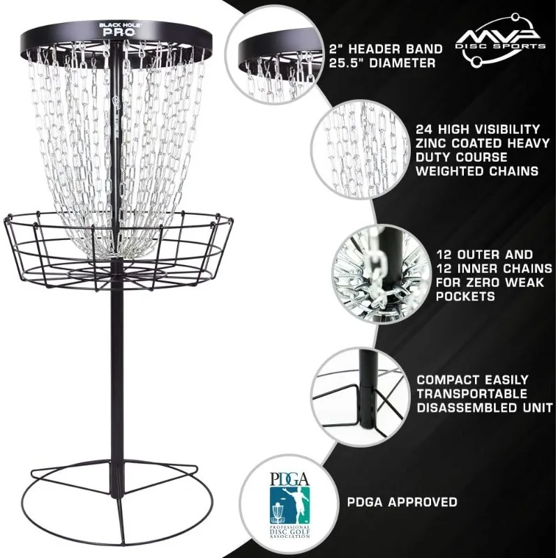 Sports 24 Chain Portable Golf Basket Target