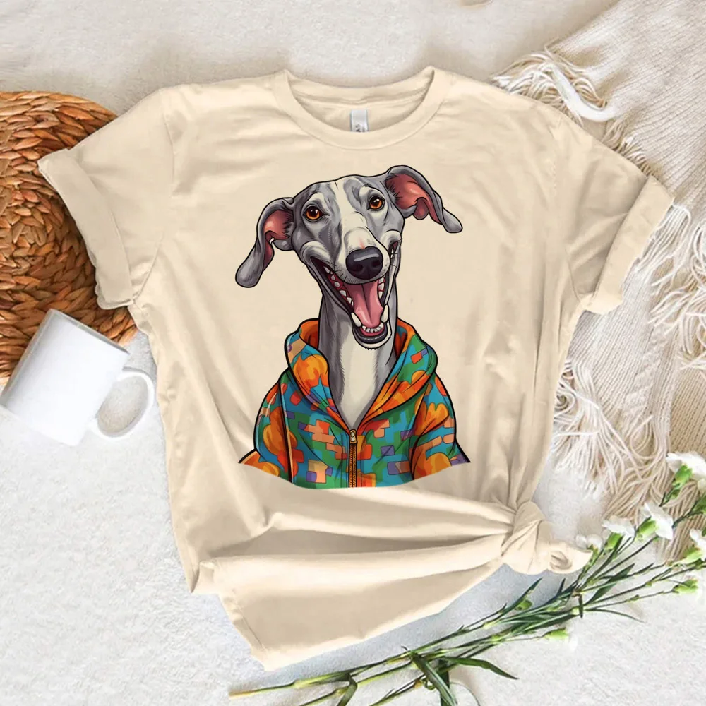 Greyhound tshirt women trendy top girl graphic anime funny clothes