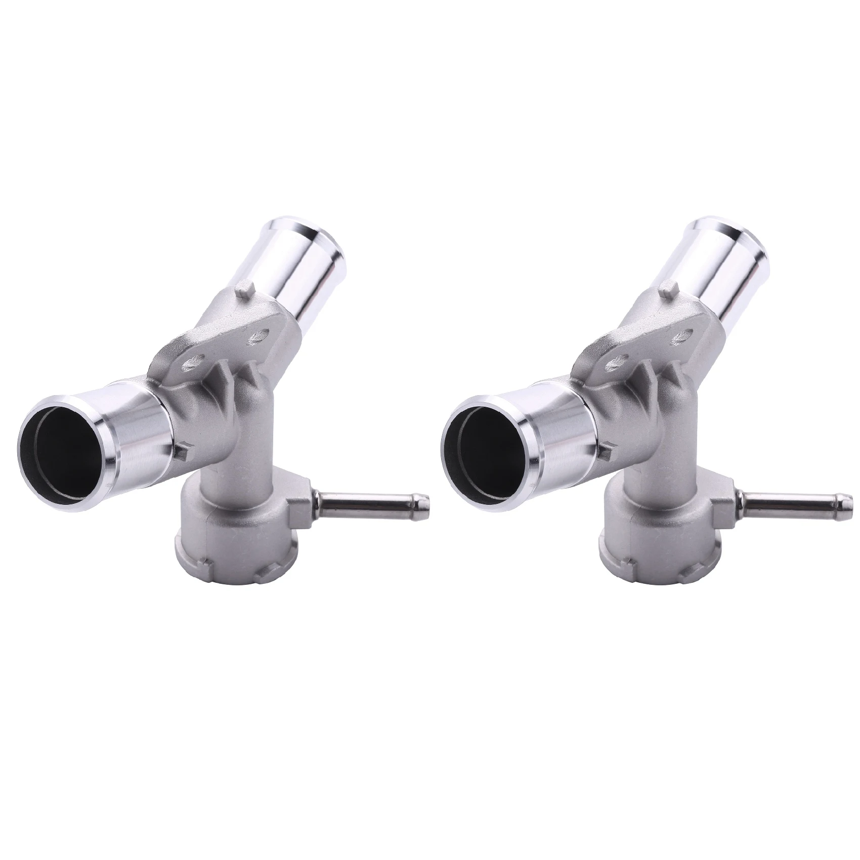 Powerful 2X Aluminium Engine Radiator Filler Neck Coolant Thermostat Housing Water Pipe For Toyota Yaris Belta Vios Vitz