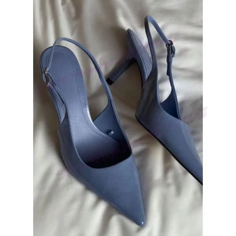 White Singback Pointed Toe Pumps Cut Heels Thin High Heels Shoes for Women Patent Leather Sexy Shoes 2024 Zapatos Para Mujere