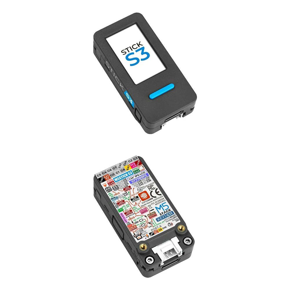 M5Stack StickS3 StickC PLUS2 (Upgraded Version) ESP32-S3 8MB Flash PSRAM Programmable Controller for IoT Development