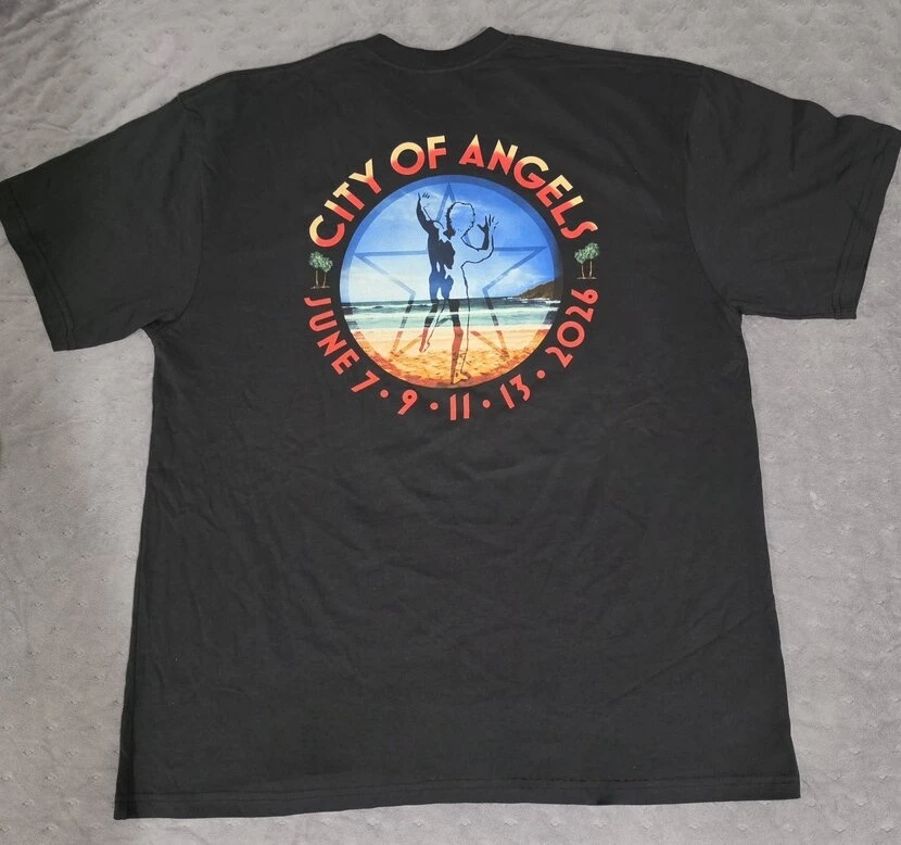 Rush Band 50 Fifty Something Tour Los Angeles Merch T-Shirt aus 100 % Baumwolle, Kleidung, Unisex, Herren- und Damen-T-Shirts, Y2k, lässiges Fan-T-Shirt – Detail 7