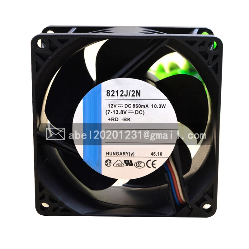 BRAND NEW 8212J/2N 8212 J/2N 12VDC 4WIRE ORIGINAL COOLING FAN COOLER 8038 80*80*38MM