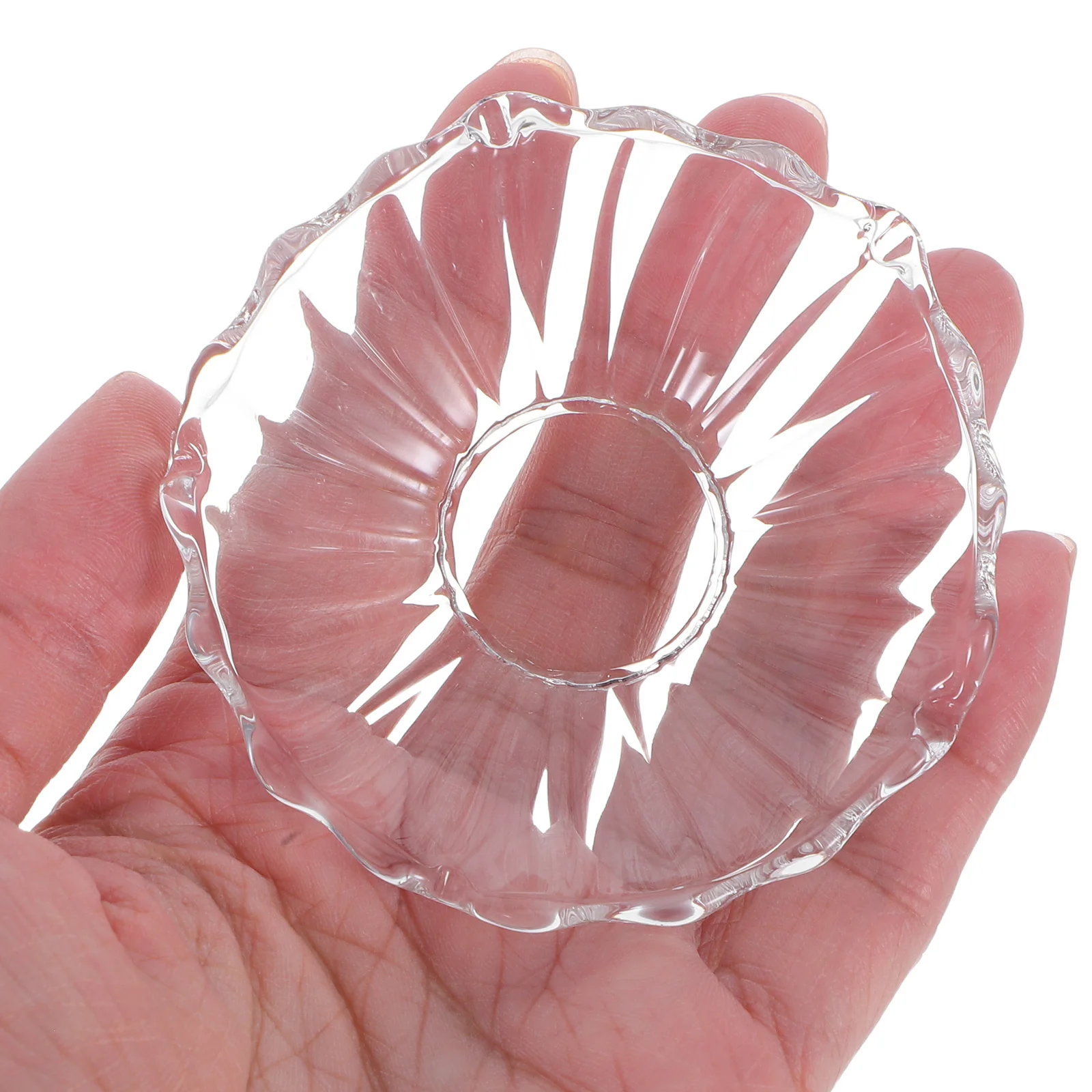

12Pcs Drip Protectors Wax Catchers Round Tray for Home Restaurant Hotel Table Protection Stick Ornament