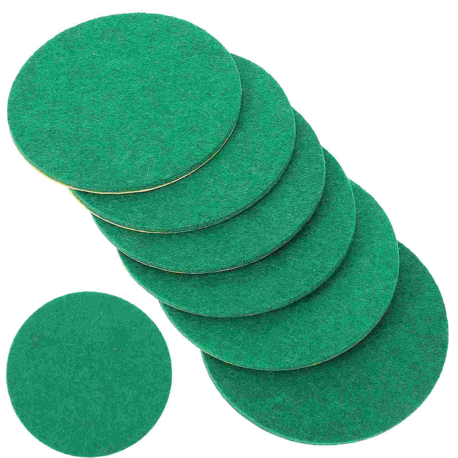 

12 Pcs Hockey Accessories Part Push Handle Felt 600X600X020CM Table Bat Pads Patches Green Parts Polyester Fiber