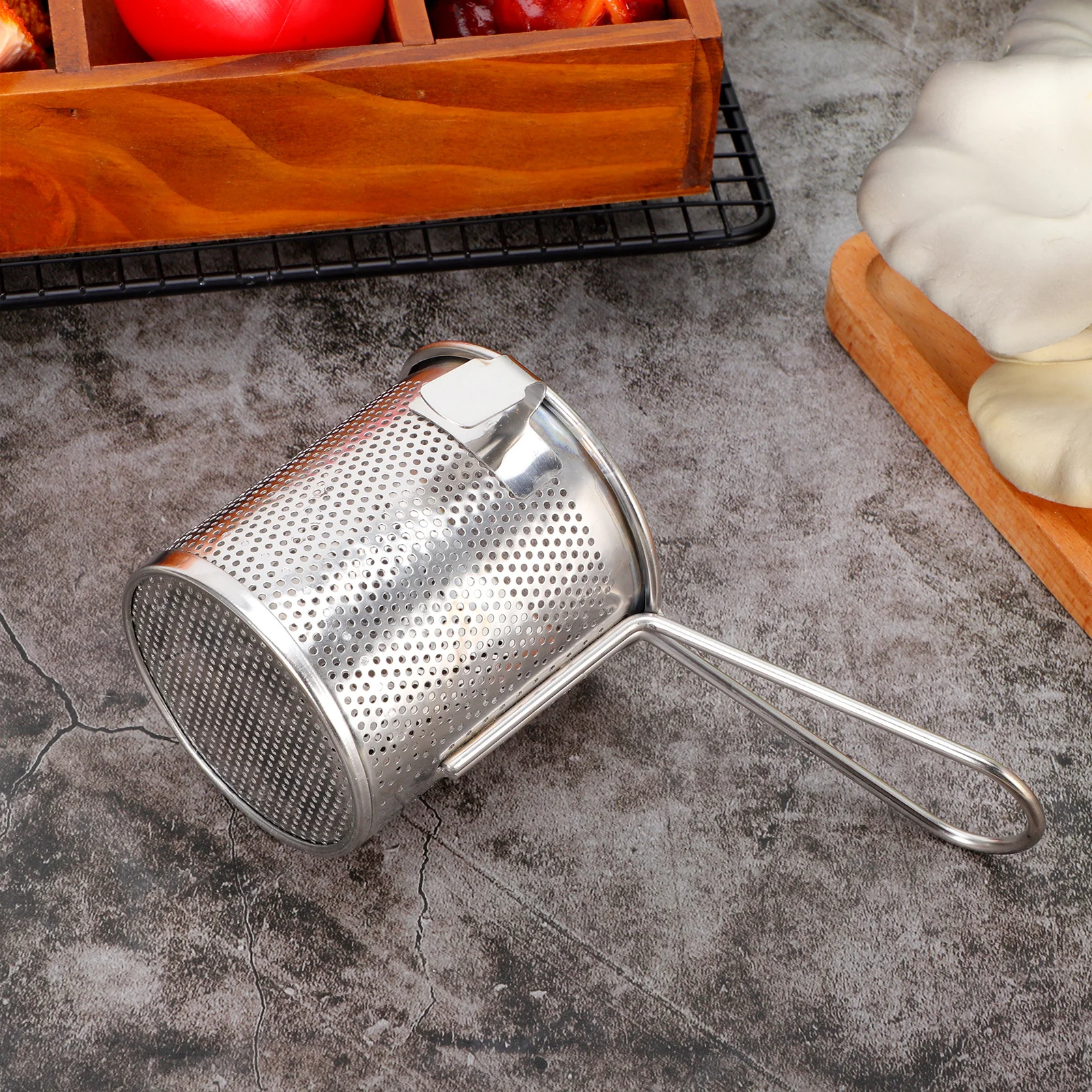 

Hanging Hot Pot Colander Filtering Baskets Skimmer Home Use Strainer Kitchen Cooking Sieve High-quality Easy to Clean