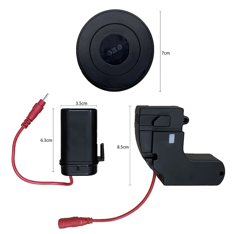 Toilet Automatic Flush Sensor Touchless Toilet Flush Button Intelligent Automatic Toilet Flushing Button On-Touch Drain Switch