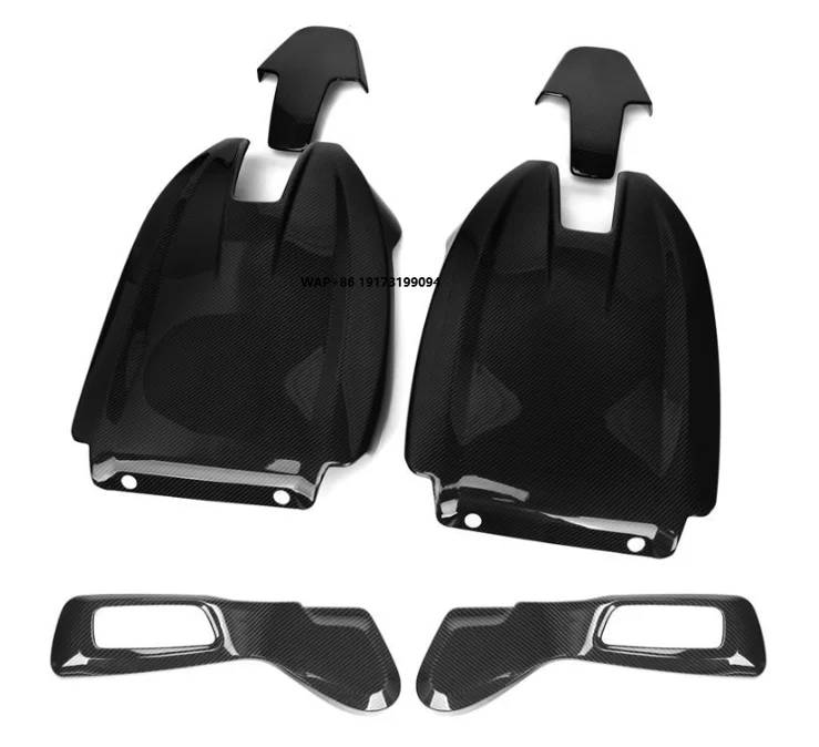 

6 PCS Dry Carbon Fiber Full Back Seat Cover Interior Trims for G80 M3 2021-2023 Back Seat Cover Seat Side Trim Covers