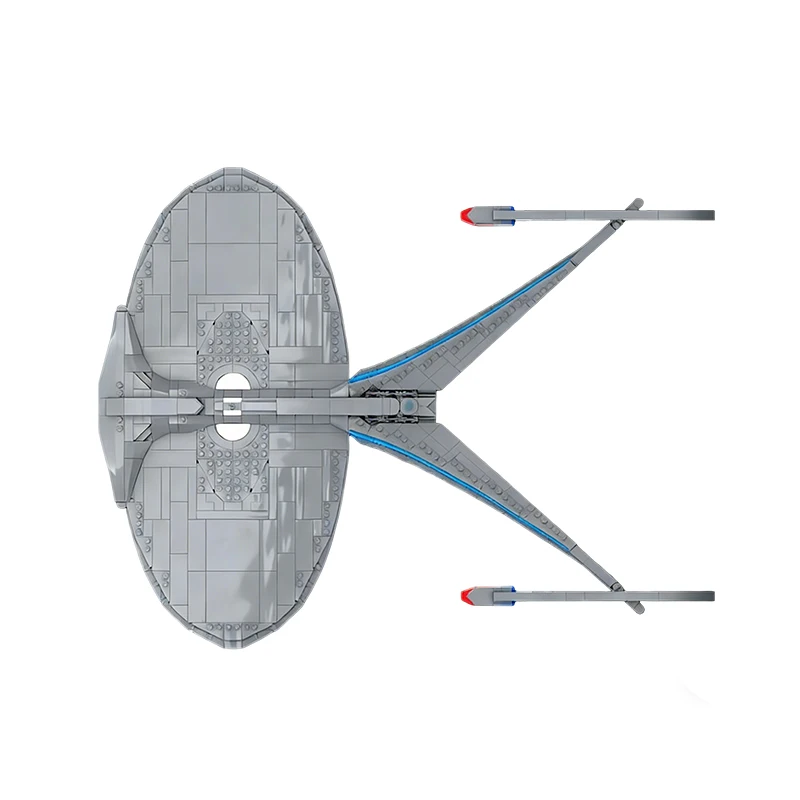811 PCS 비행기 딥 스페이스 익스플로러(중형) – 플래그십 모델 MOC 맞춤형 모듈형 빌딩 블록 DIY 소년 조립 장난감 선물