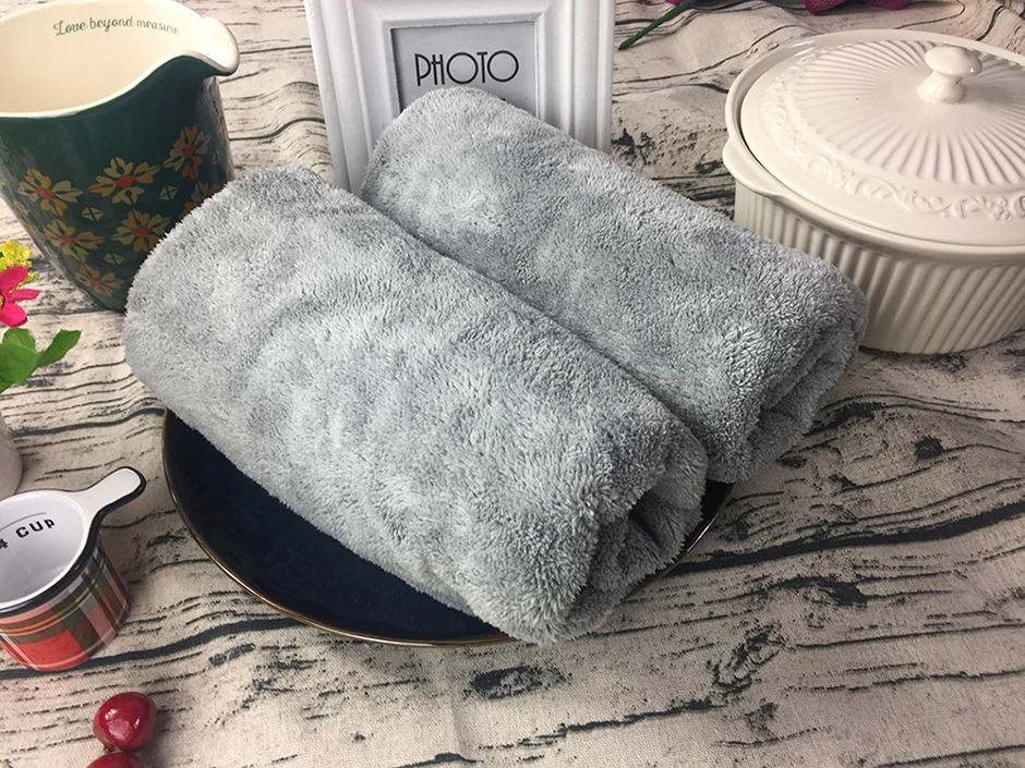 100 x 40 cm Mikrofaser-Autowaschhandtuch, schnell trocknend, automatische Reinigung, extra weiches Tuch, hohe Wasseraufnahme für Autowaschzubehör – Detail 2