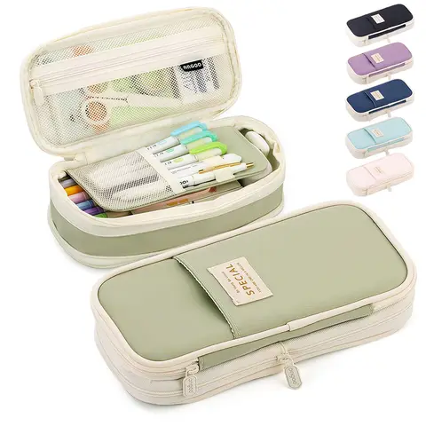 Kawaii Pencil Cases Large Capacity Pencil Bag Pouch Holder Box for Girls Office Students Organizer School Stationery Supplies