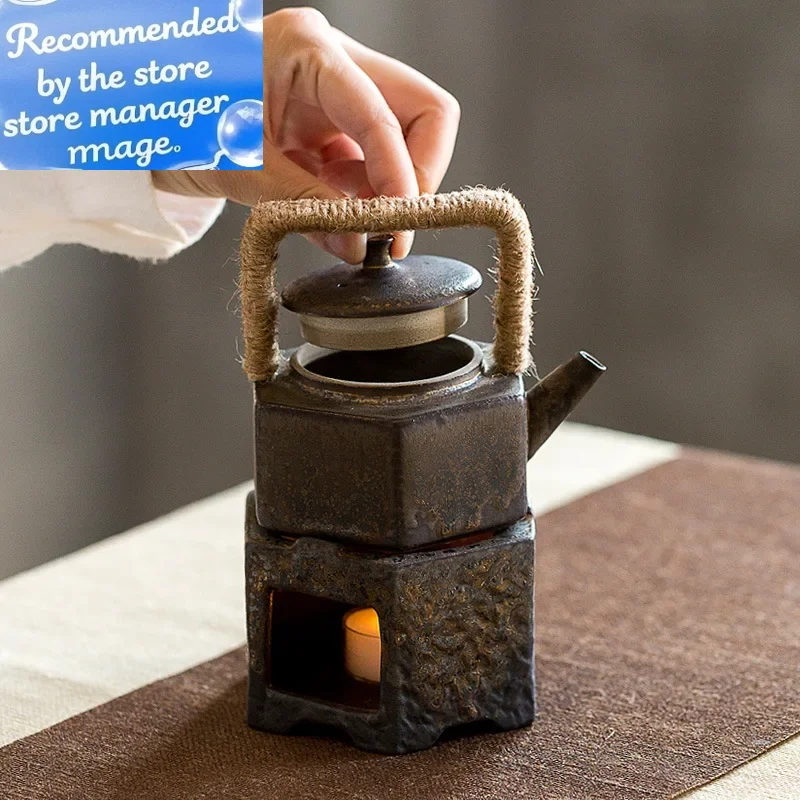 

Керамическая посуда в японском стиле, ретро-печь для ухода, бытовая нагревательная изоляционная пластина, нагревательная основа для сжигания свечей, нагреватель для чайника