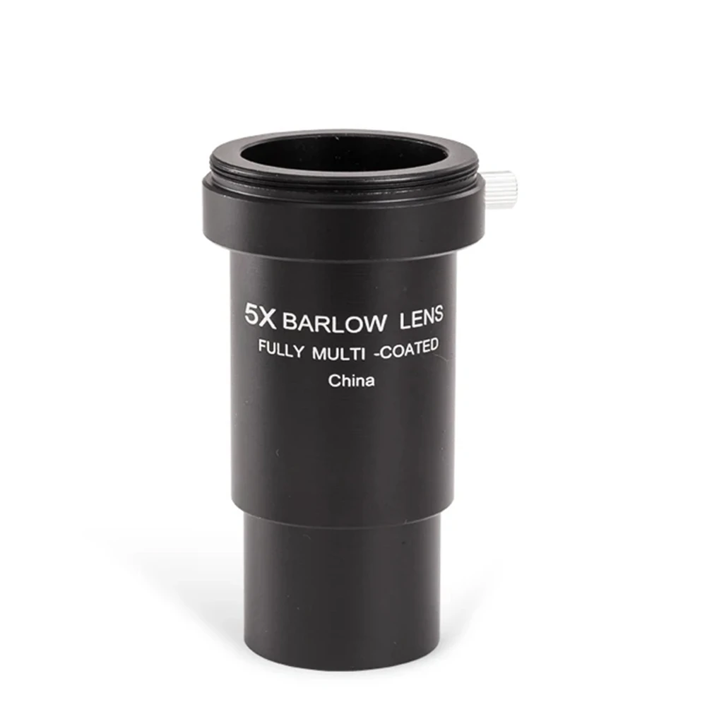 All Metal 5x Barlow Eyepiece Lens Astronomical Telescope Plosser 1.25 Inch /31.7mm Telephoto Eyepiece High Times