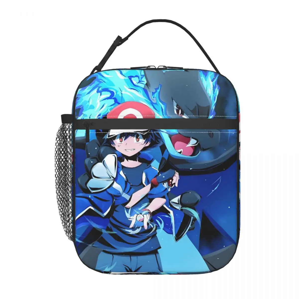 

Custom P-Pikachues Video Game Pattern Resuable Lunch Box Women Harajuku Anime Cooler Thermal Food Insulated Lunch Bag School