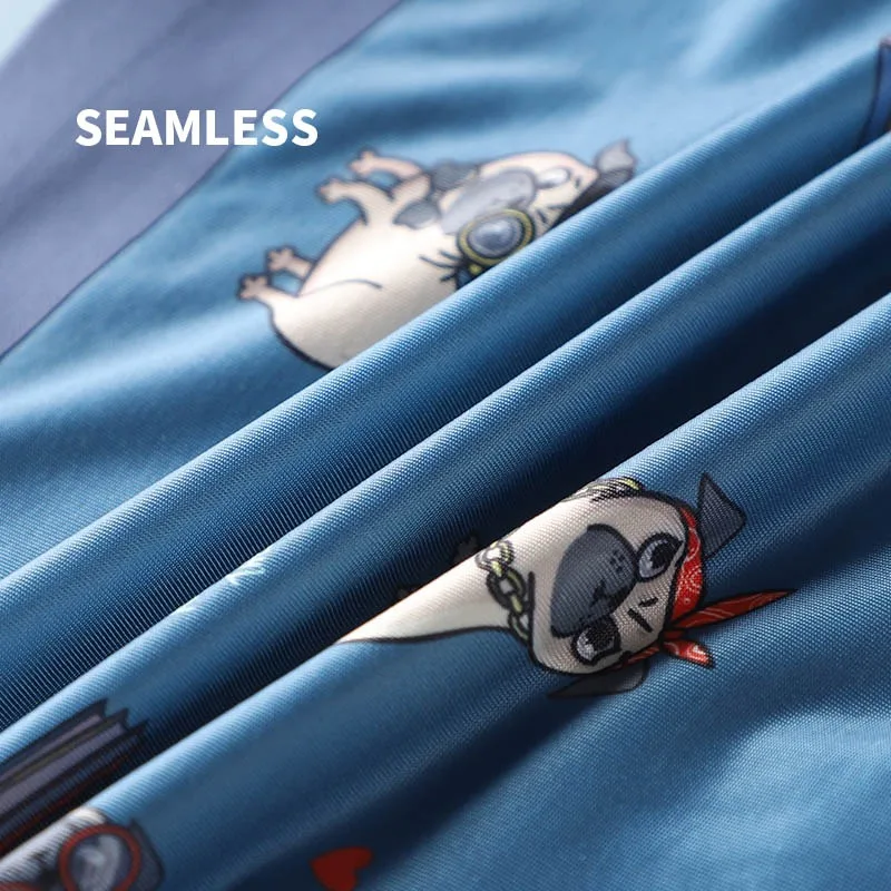 MiiOW 4 Uds Boxershorts con estampado Animal calzoncillos de algodón ropa interior Sexy para hombres Boxers pantalones cortos transpirables más Boxer bragas masculinas suaves