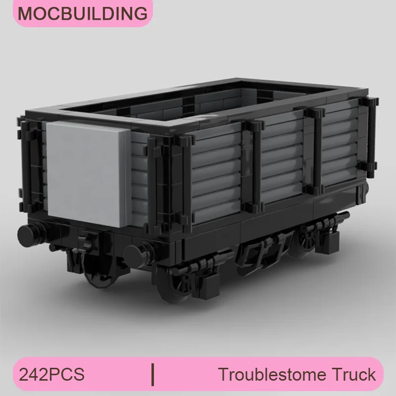 

Конструктор MOC: Модель грузовика-транспортера «7-Plank Troublestome» для самостоятельной сборки, коллекционные кирпичики, транспортные средства, для демонстрации, рождественские игрушки, подарки, 242 детали