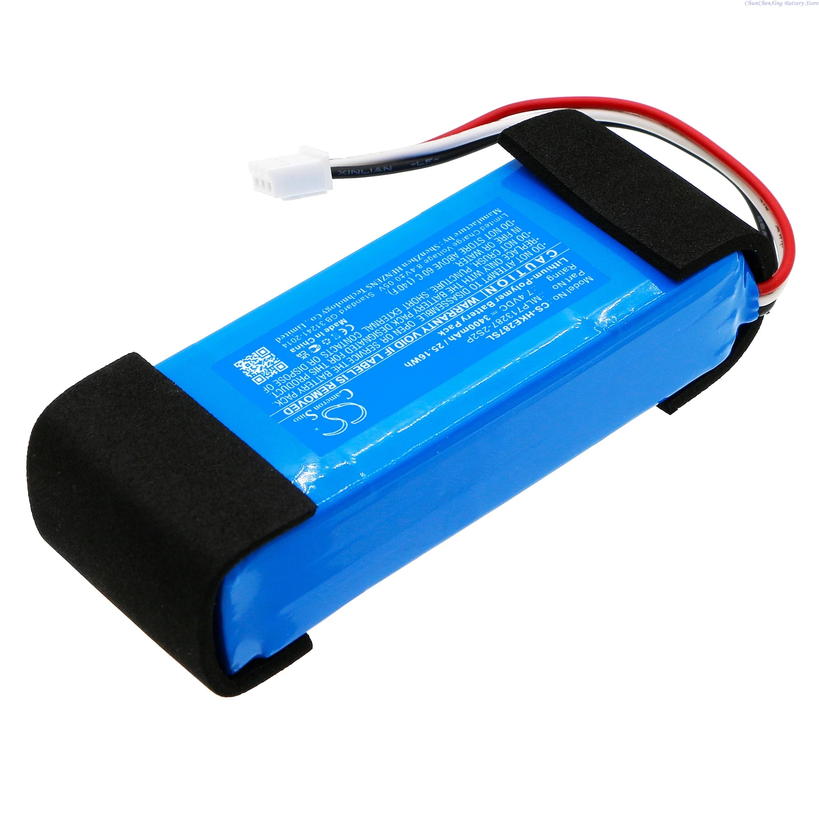 Cameron Sino 7.4V 3400mAh Speaker Battery MLP713287-2S2P for Harman/Kardon Esquire +TOOL