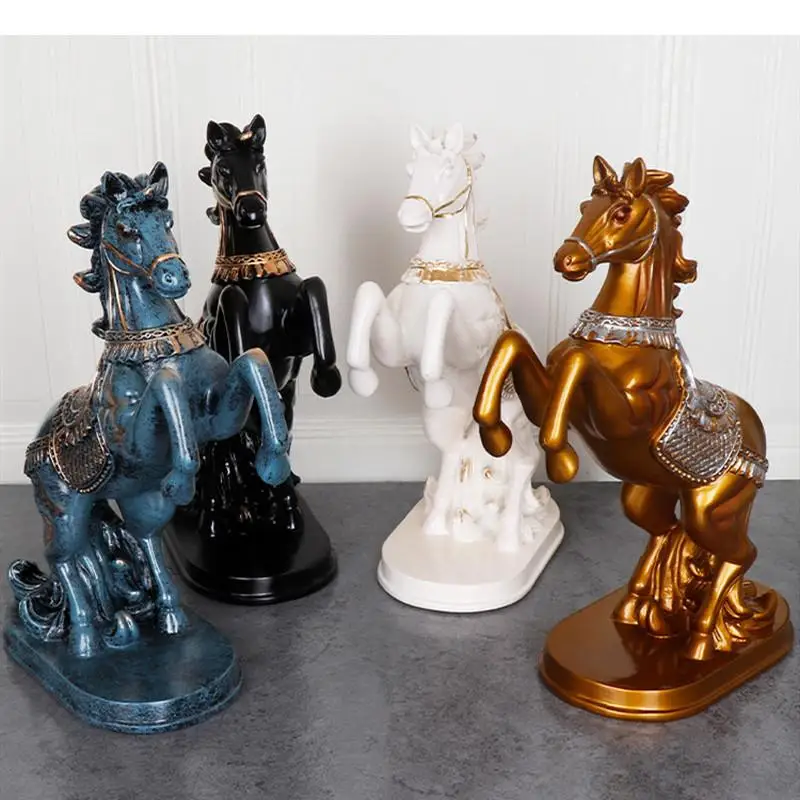

Статуэтка из смолы с украшением в виде лошади, статуэтка, украшение, статуэтка, аксессуары для украшения дома, статуэтка, подарок