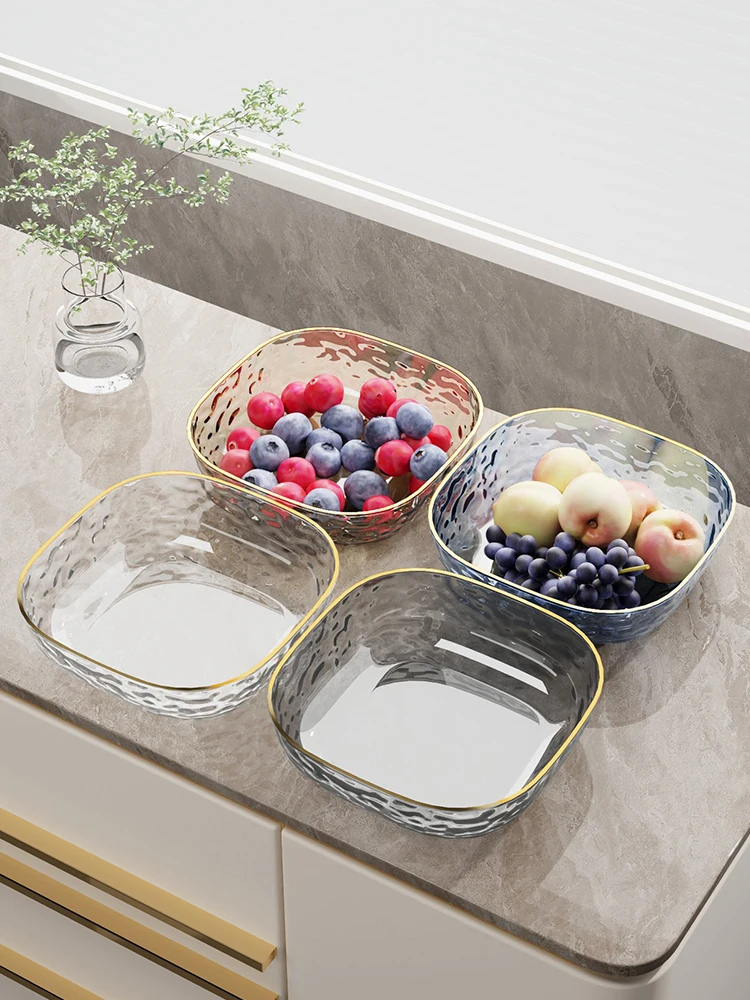 

High-value fruit plate, living room household coffee table fruit plate, new light luxury high-end snack candy plates