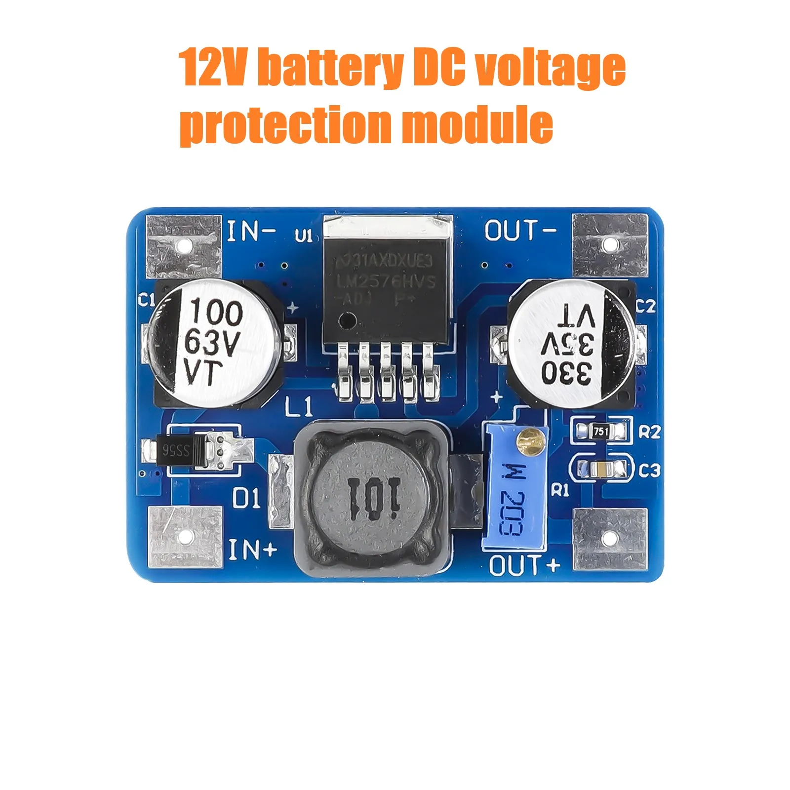 12V Battery DC Undervoltage Low Voltage Cut off Automatic Switch Recovery Protection Module Charging Controller Protection Board