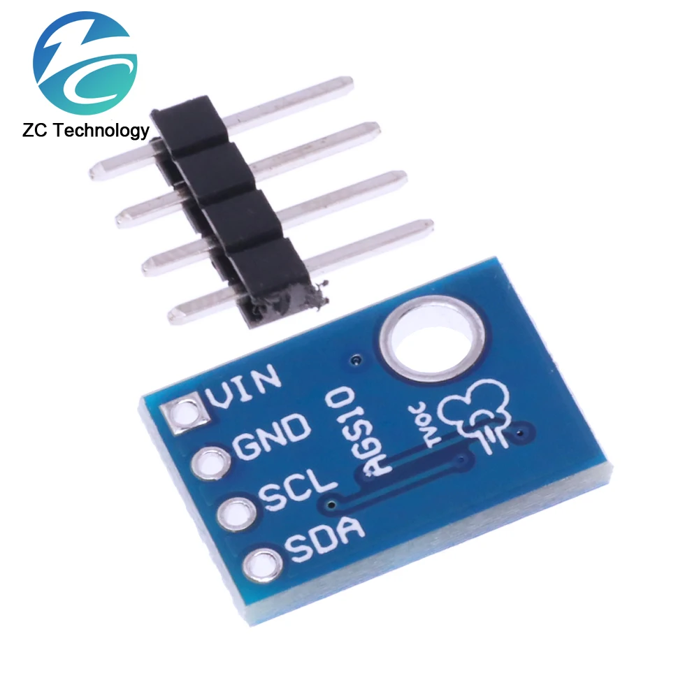 AGS10 TVOC Air Quality Gas Sensor I2C MEMS Replaces AGS02MA For Arduino