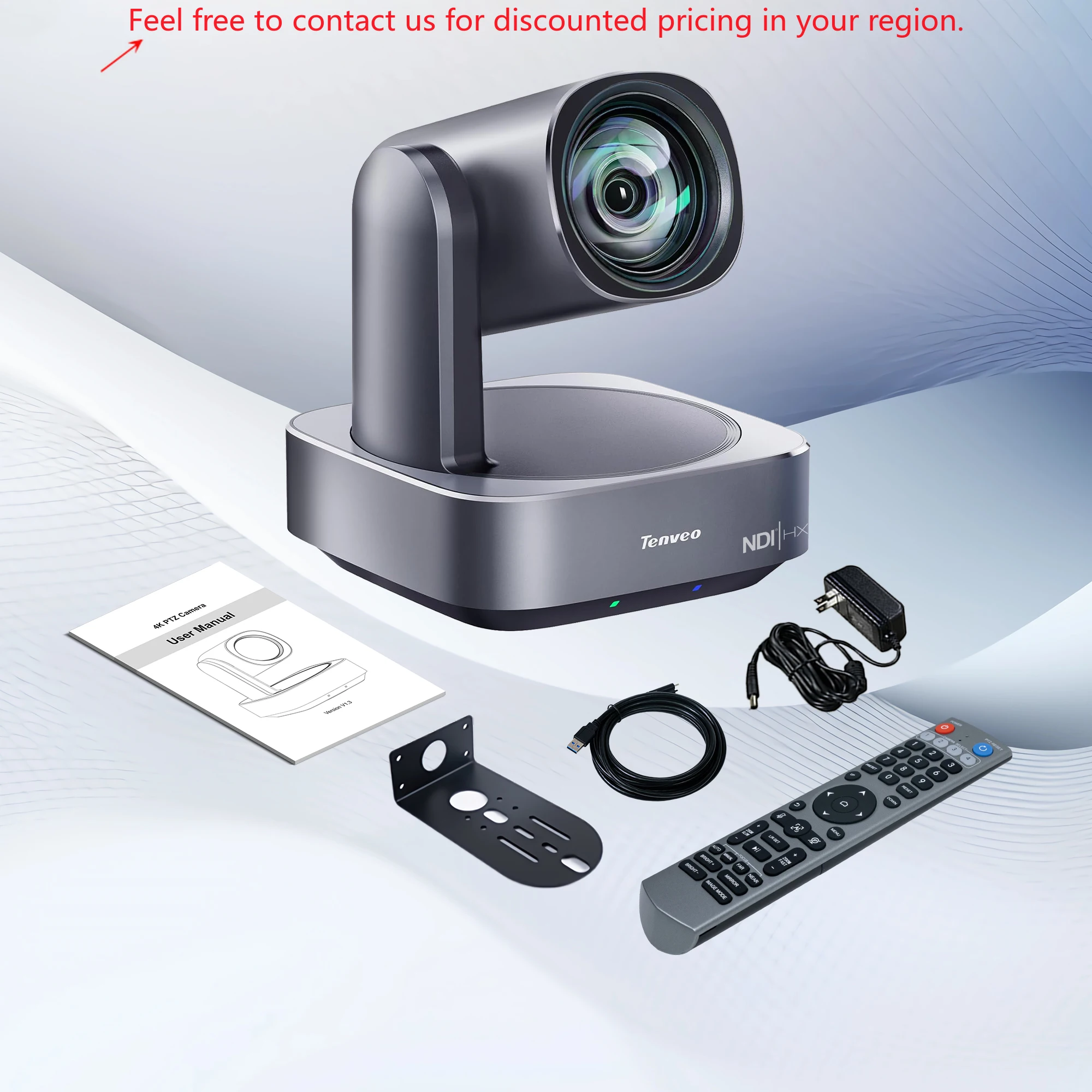 

2025 Hot Sales AI Auto Function NDI PTZ Camera 12x Optical Zoom 4k 30fps HDMI, USB3.0 C, RJ45 Conference Camera For Live Church