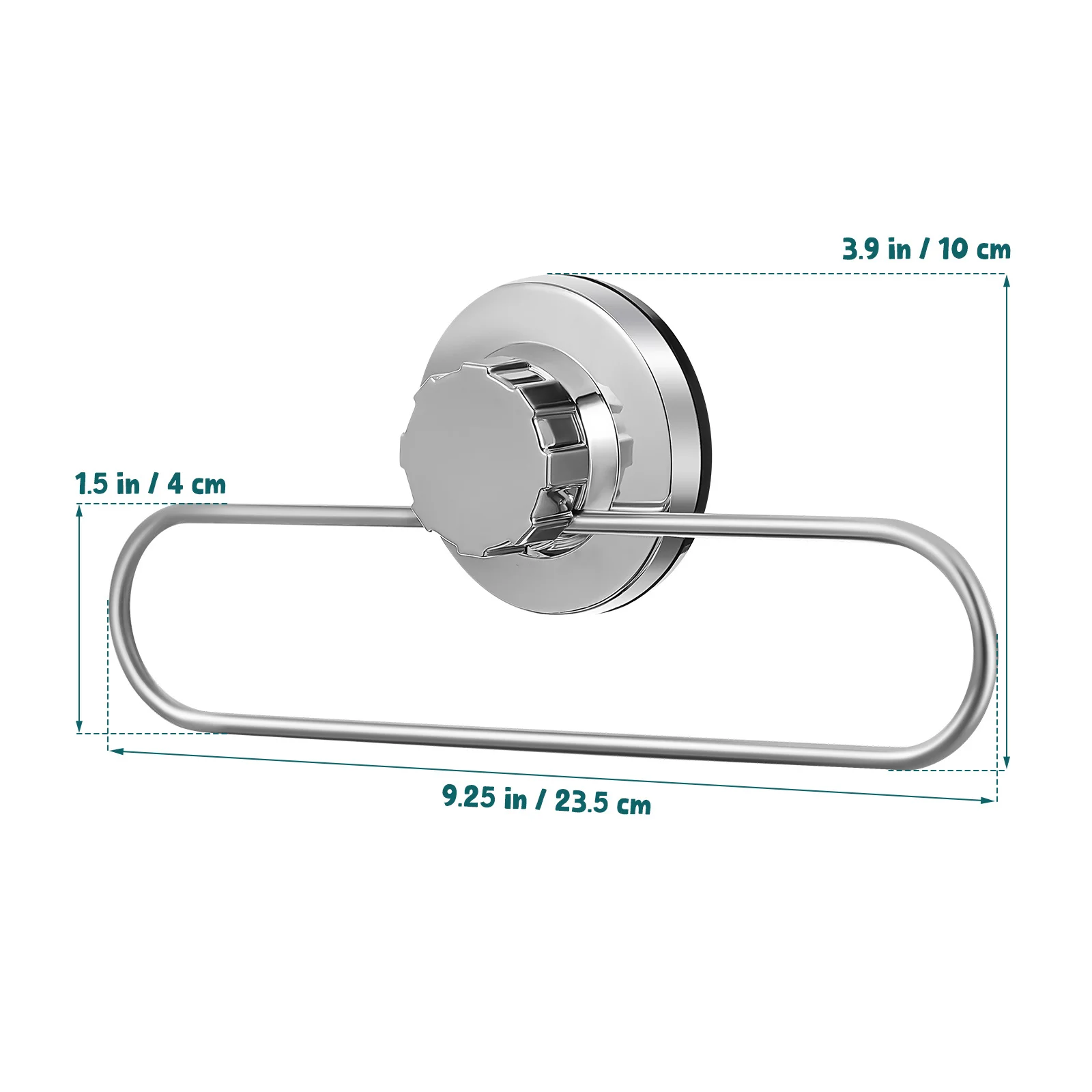 شفط كأس منشفة حامل لا الحفر سهلة التركيب شماعة منشفة اليد المطبخ الحمام قماش الأطباق رف جدار المنظم #4