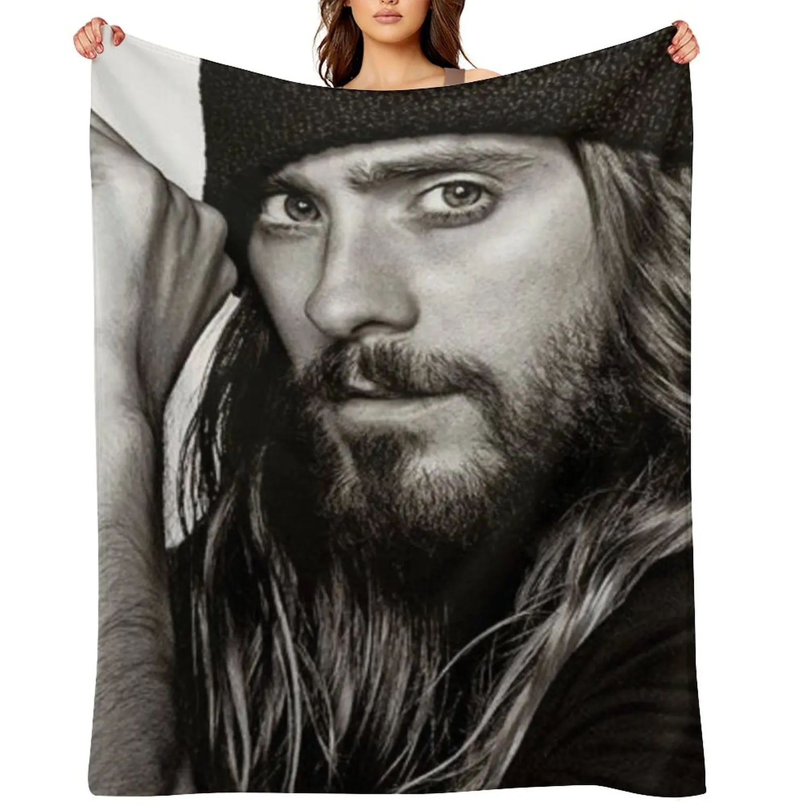 

Jared Leto Throw Blanket For Baby Decoratives Hair Thin Blankets